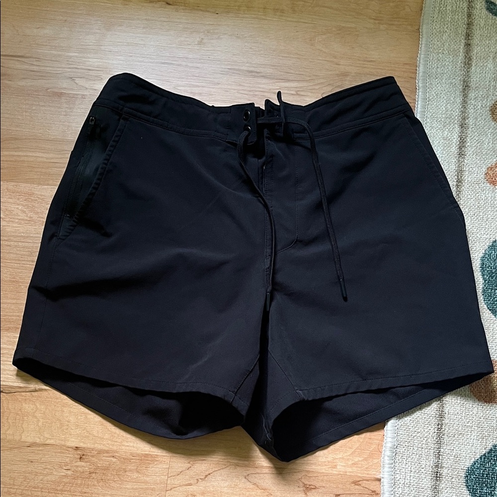 Black Drawstring Shorts - Ten Thousand Foundational 5”